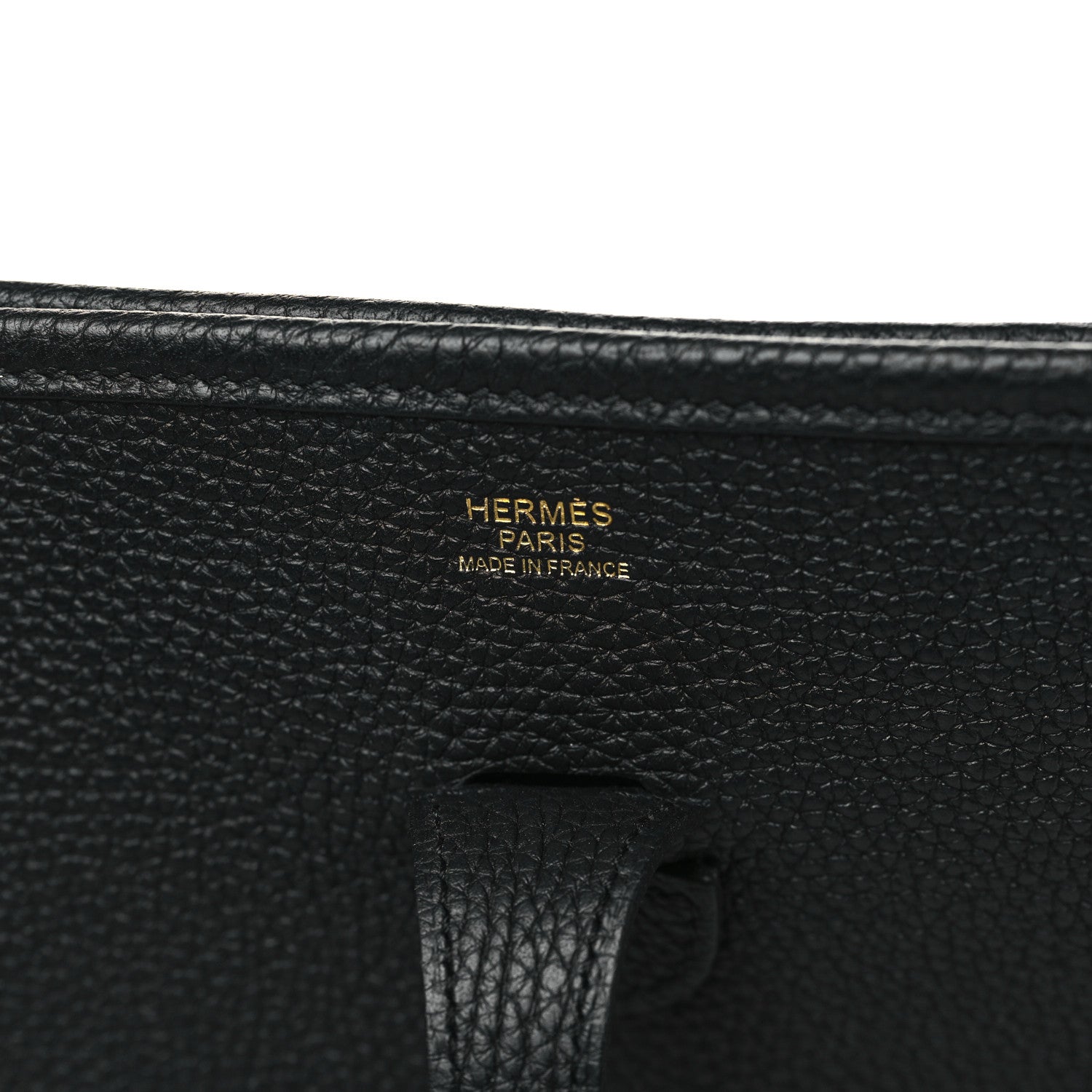 Hermes Taurillon Clemence Evelyne III PM Black 6 of 10