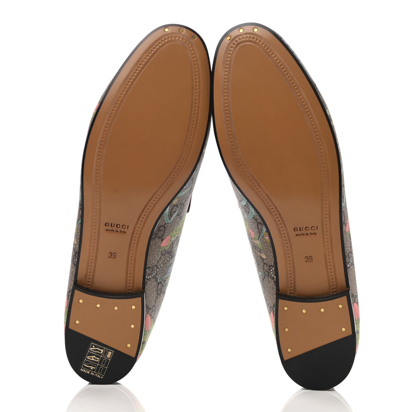 GG Supreme Monogram Bengal Jordaan Loafers 39