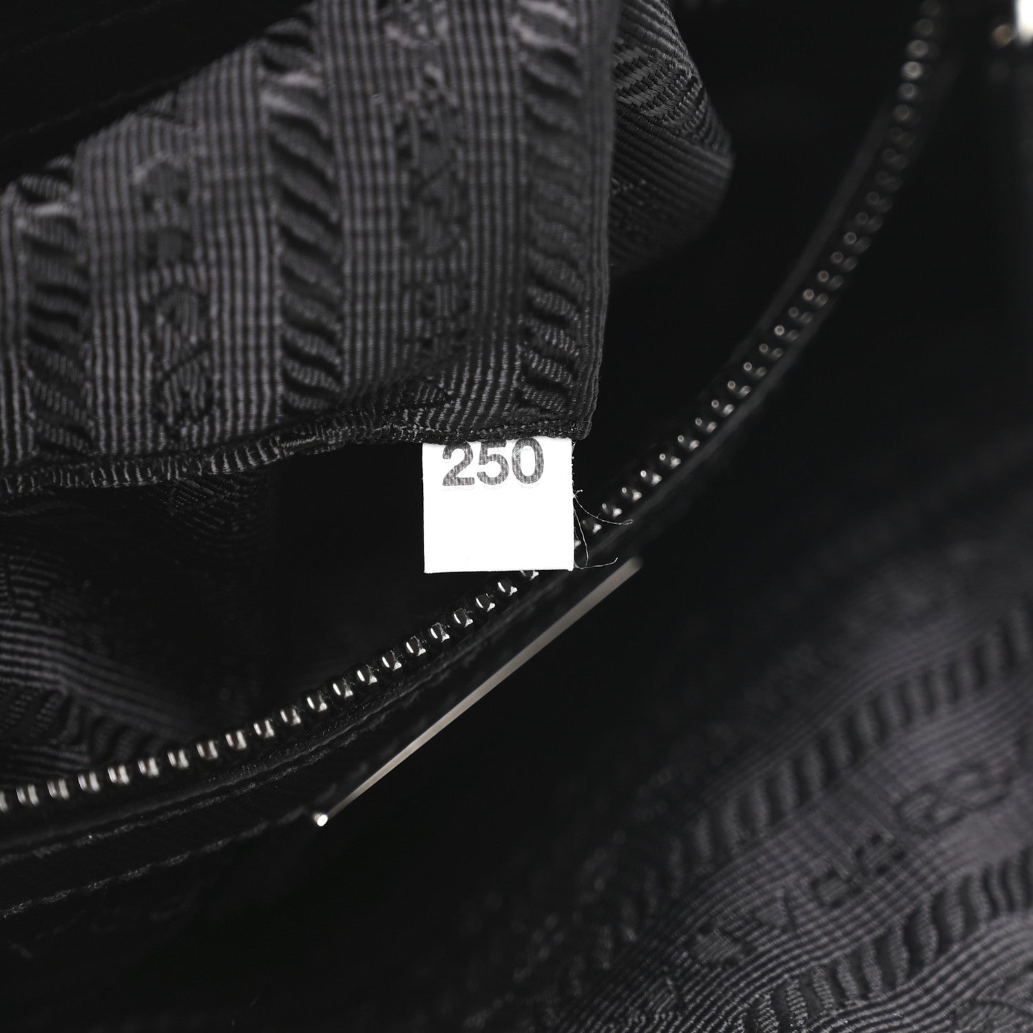 Prada Re-Nylon Vela Saffiano Pocket Double Zip Shoulder Bag Black 8 of 11