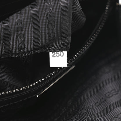 Prada Re-Nylon Vela Saffiano Pocket Double Zip Shoulder Bag Black 8 of 11