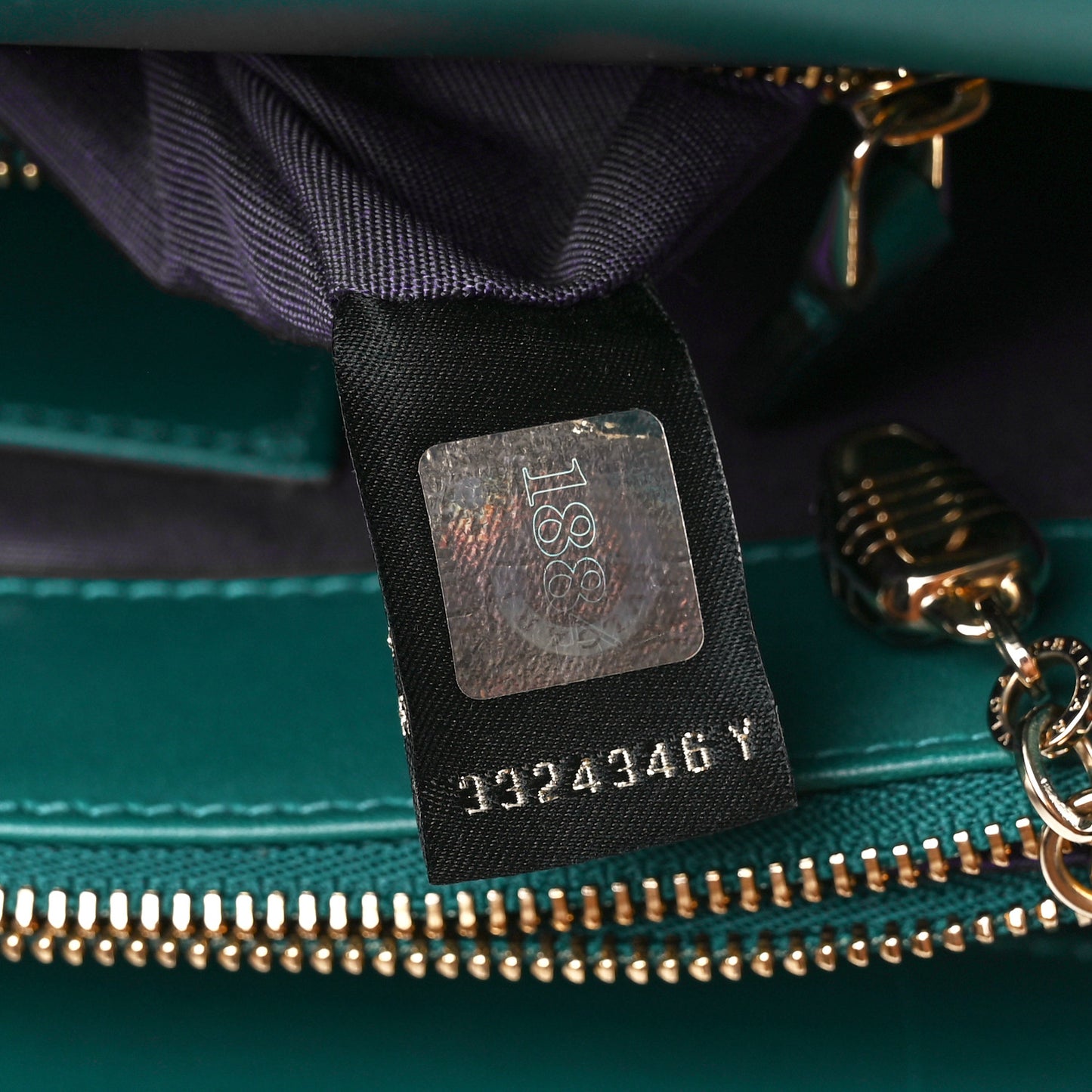 Calfskin Serpenti Forever Shoulder Bag Emerald Green