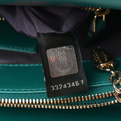 Bulgari Calfskin Serpenti Forever Shoulder Bag Emerald Green 9 of 15