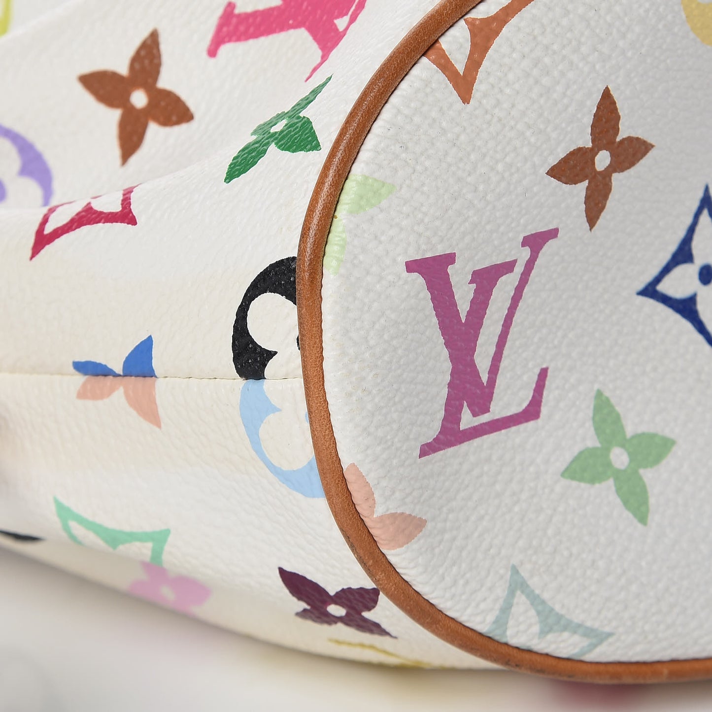 Monogram Multicolor Theda GM White