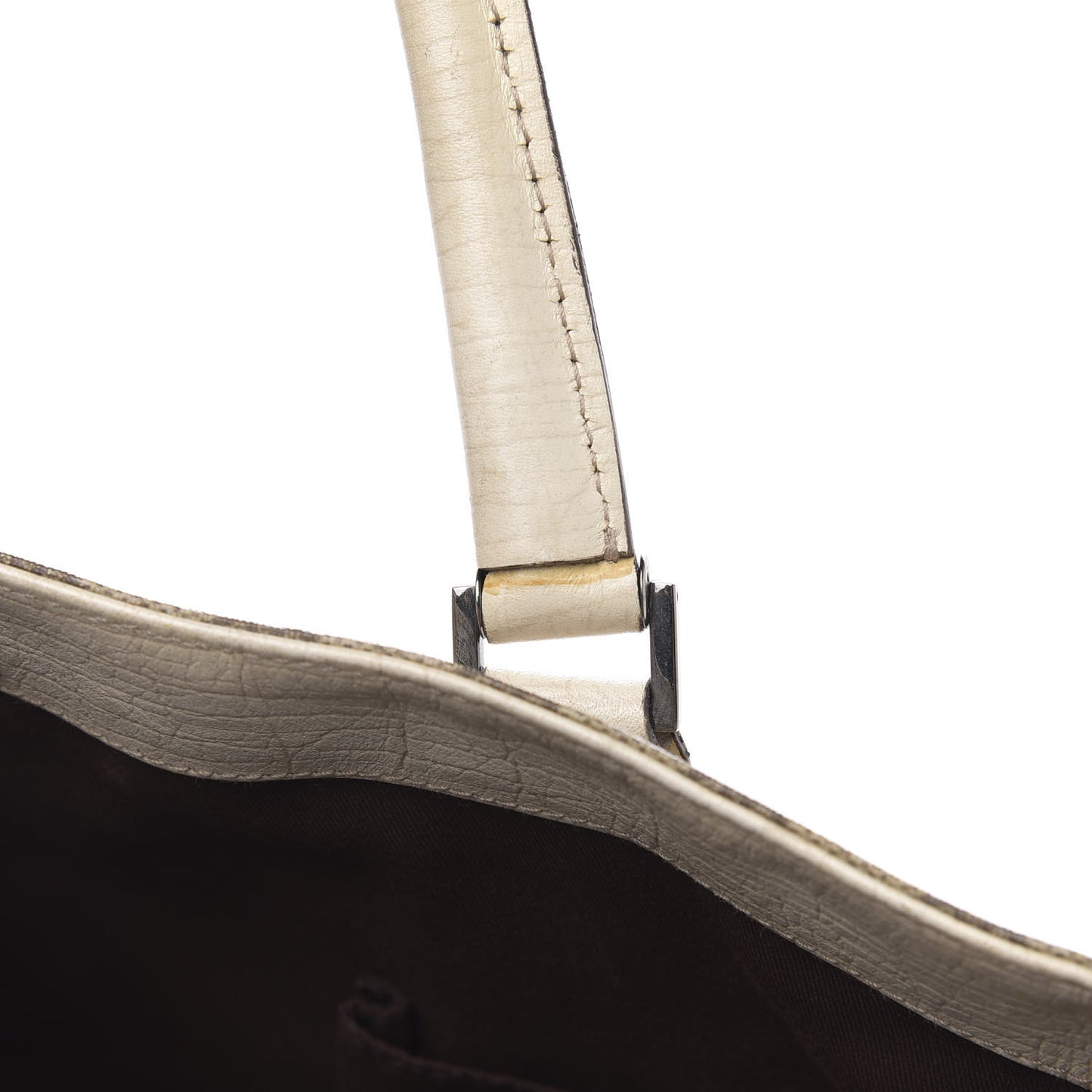 GG Plus Monogram Small Vertical Tote Off White