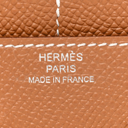 Hermes Epsom Constance Short Wallet Gold 6 of 8