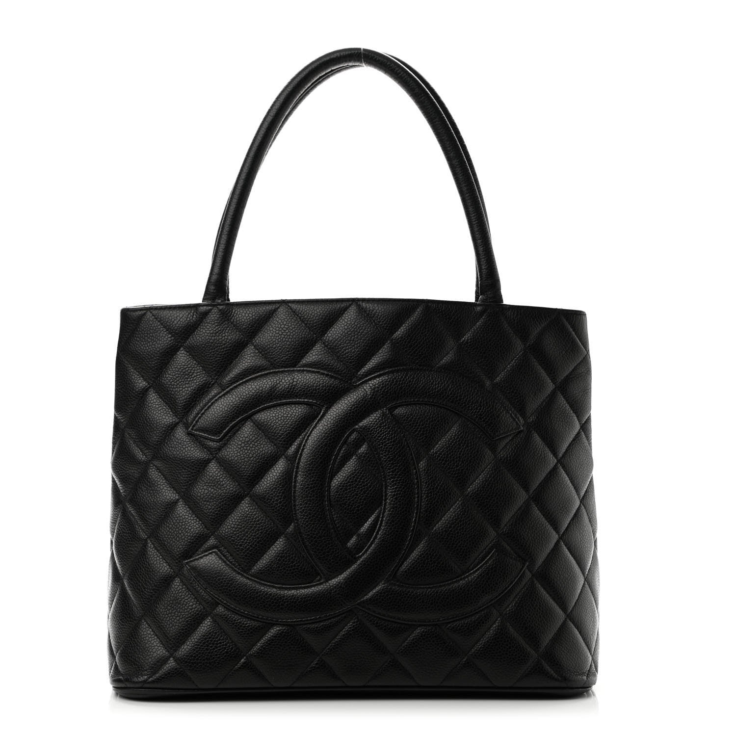 Chanel Caviar Quilted Medallion Tote Black 1 of 13