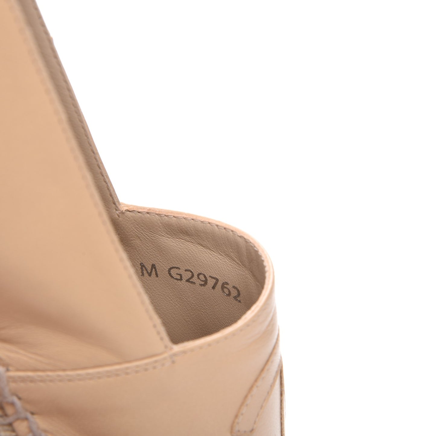 Lambskin CC Espadrilles 39 Beige Black