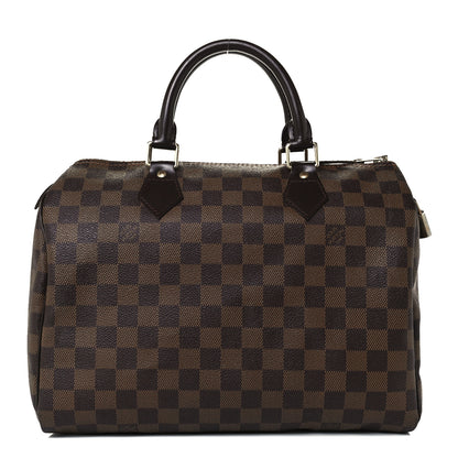 Louis Vuitton Damier Ebene Speedy 30 1 of 10