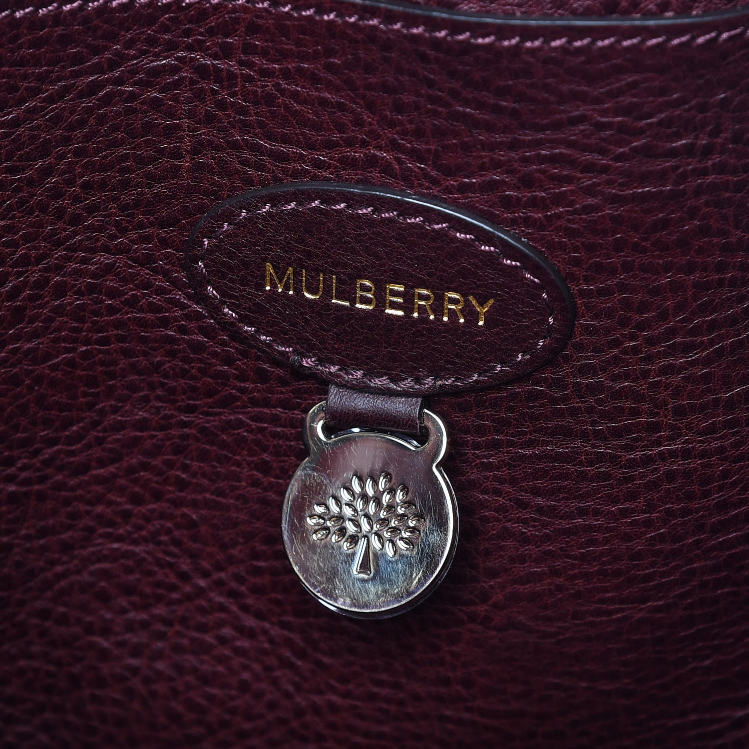 Mulberry Natural Leather Bayswater Oxblood 6 of 15