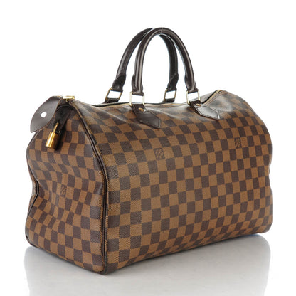 Louis Vuitton Damier Ebene Speedy 35 3 of 11