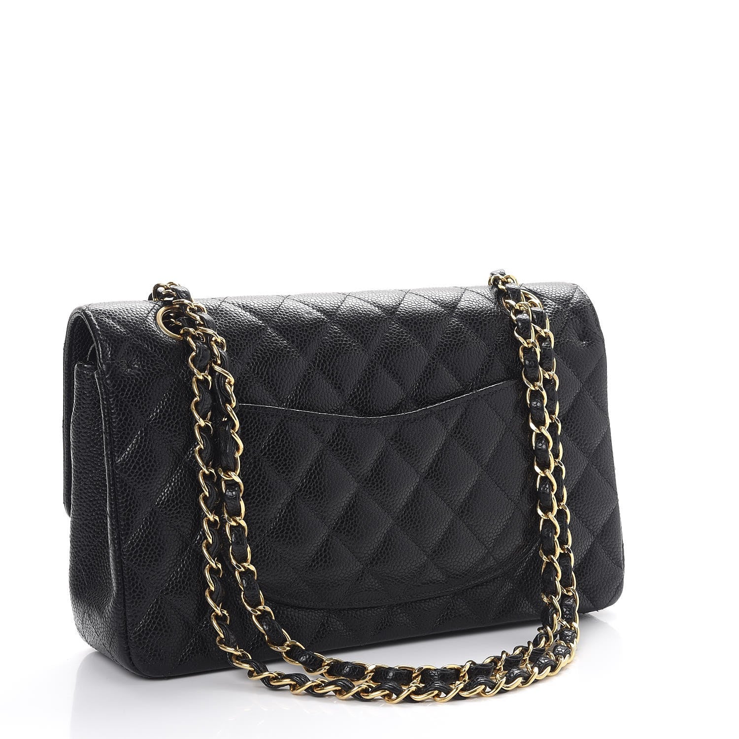 Chanel Caviar Quilted Medium Double Flap Black 4 of 9