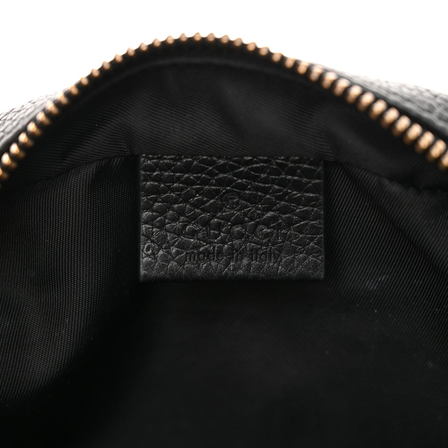 Pebbled Calfskin Mini Soho Disco Bag Black
