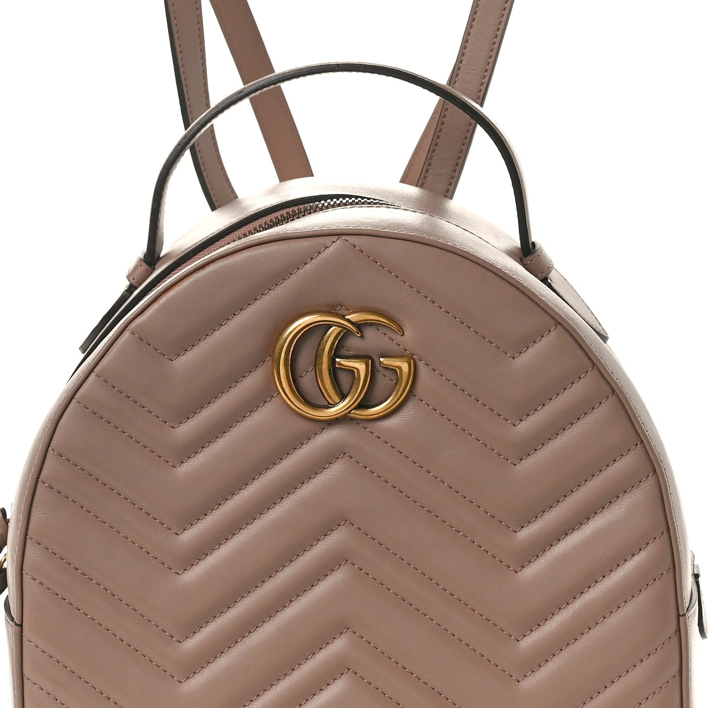 Calfskin Matelasse GG Marmont Backpack Porcelain Rose