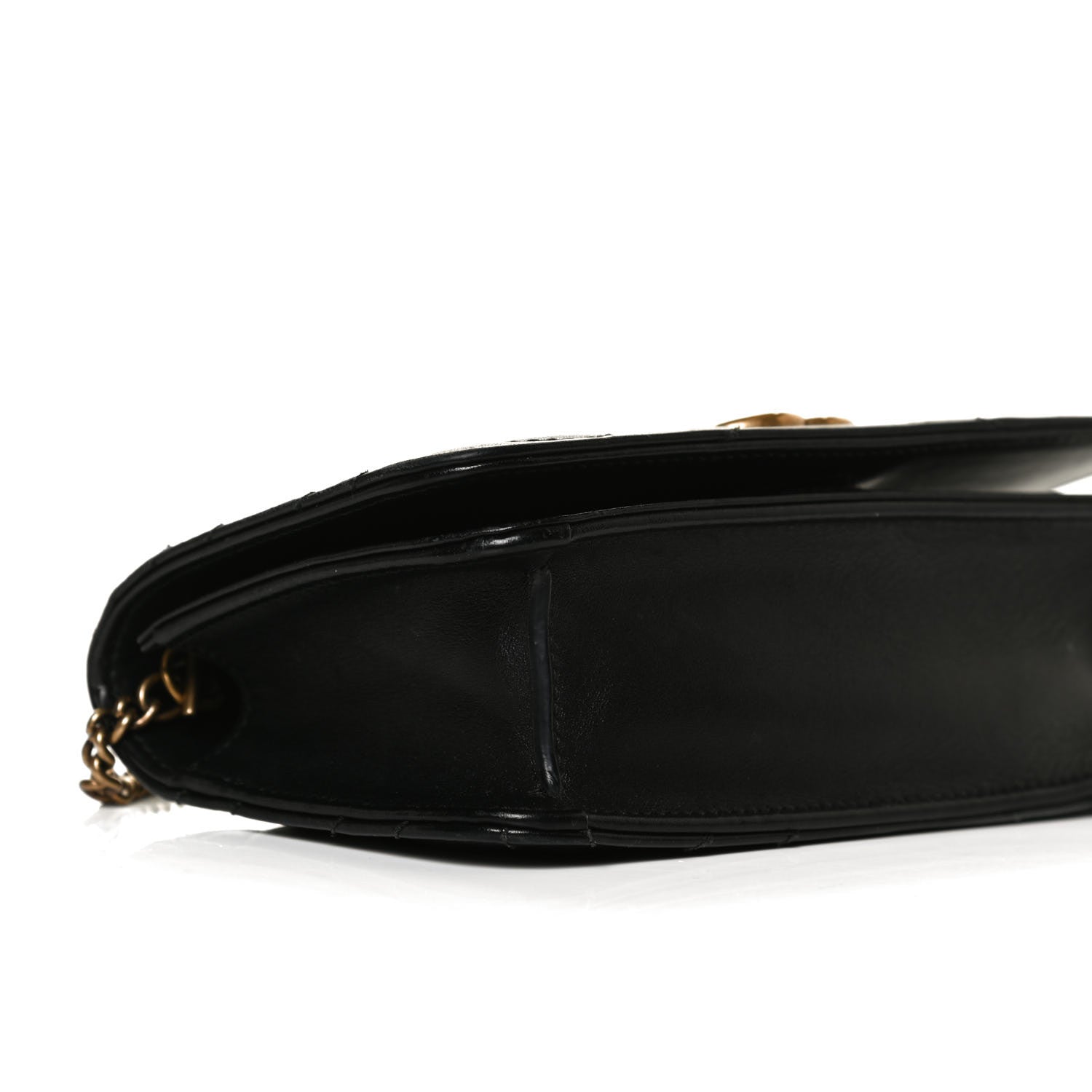 Gucci Calfskin Matelasse GG Marmont Mini Bag Black 8 of 12