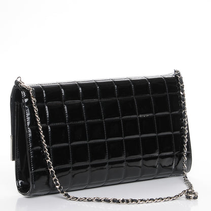 Chanel Patent Chocolate Bar Flap Black 3 of 9