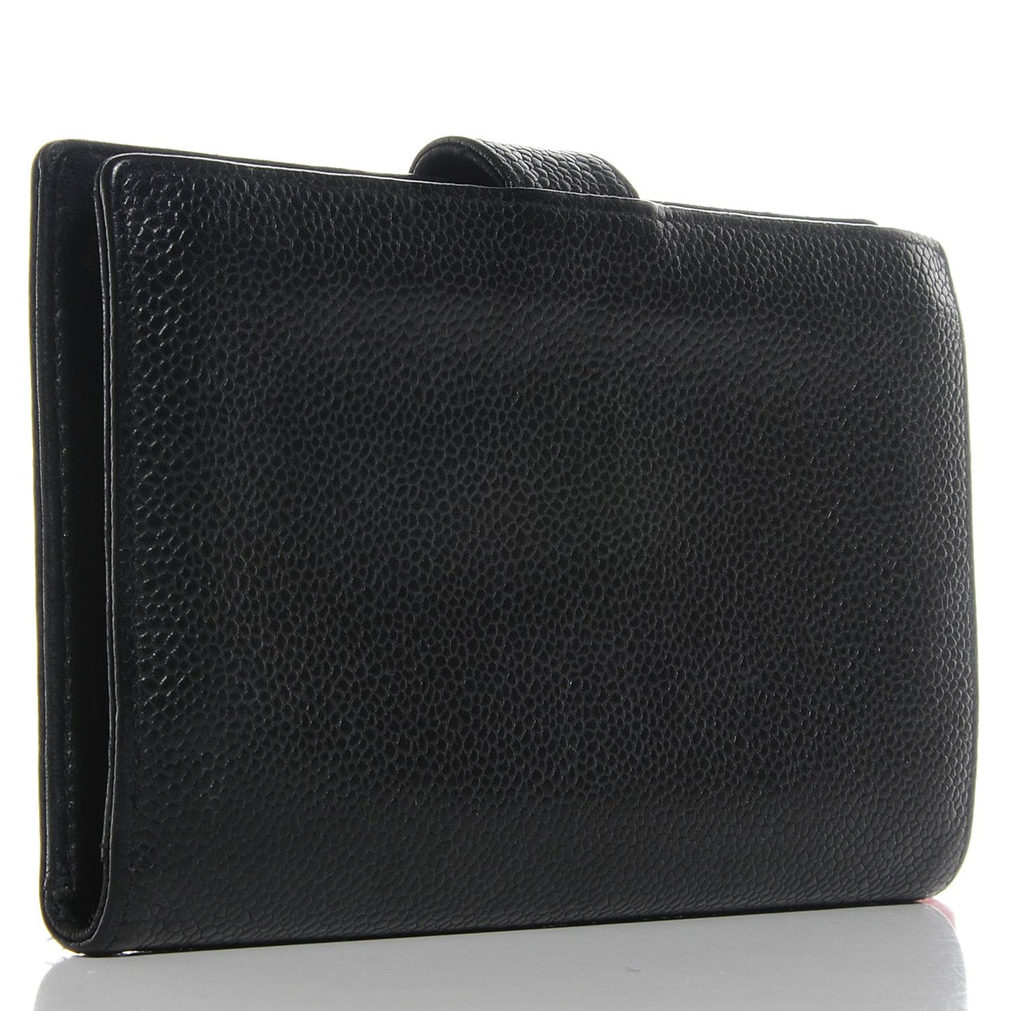 Caviar Timeless CC French Wallet Black