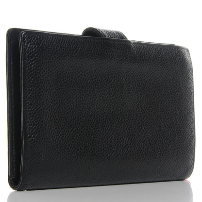 Chanel Caviar Timeless CC French Wallet Black 3 of 8