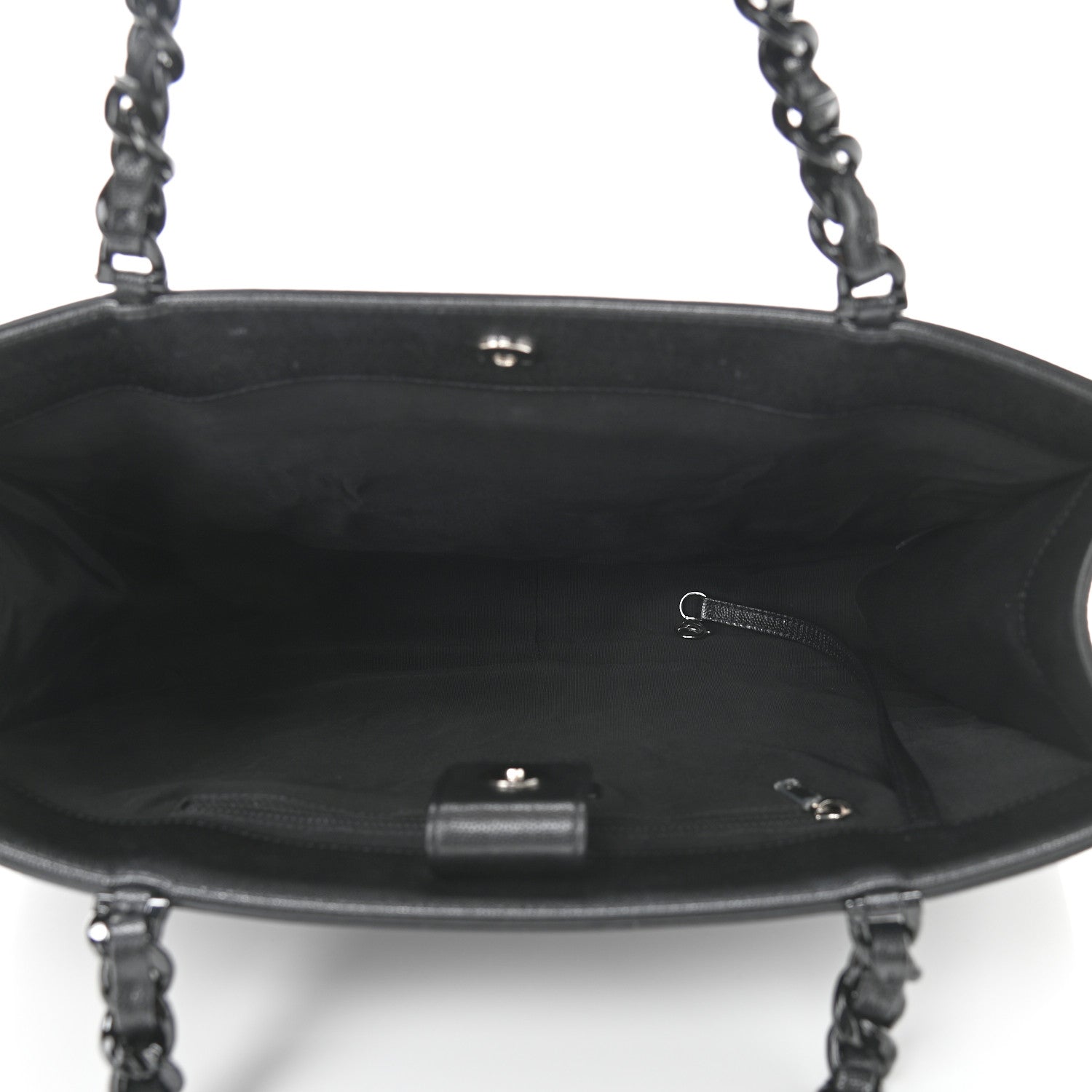 Chanel Caviar Quilted My Everything Large Shopping Tote Black 5 of 14