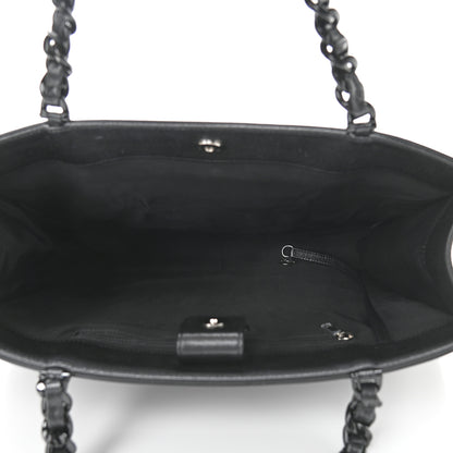 Chanel Caviar Quilted My Everything Large Shopping Tote Black 5 of 14
