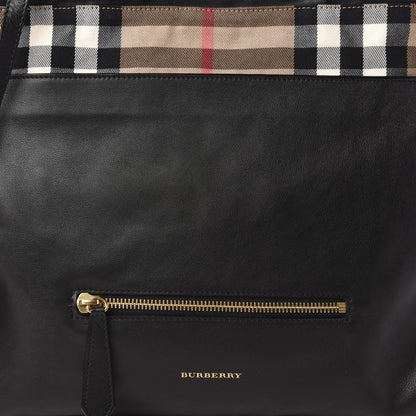 Burberry Calfskin House Check Big Crush Black 9 of 9