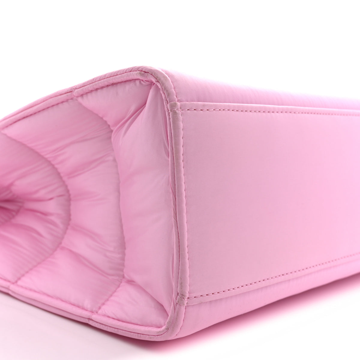 Telfar Nylon Medium Puff Shopping Bag Bubblegum 8 of 10