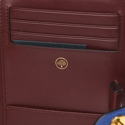 Mulberry Natural Grain Calfskin Postman's Lock Agenda Porcelain Blue 6 of 7