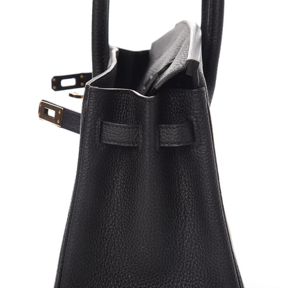 Hermes Togo Birkin 25 Black 12 of 37