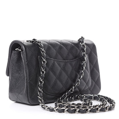Chanel Iridescent Caviar Quilted Mini Rectangular Flap Black 3 of 11