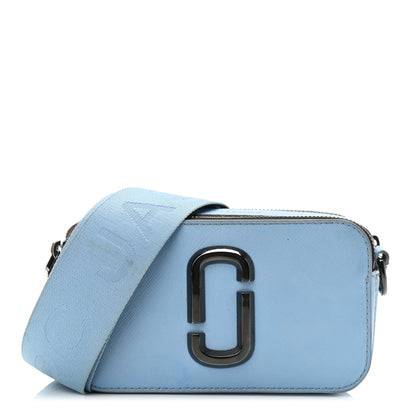 Marc Jacobs Saffiano Small Snapshot Camera Bag Light Blue 1 of 13