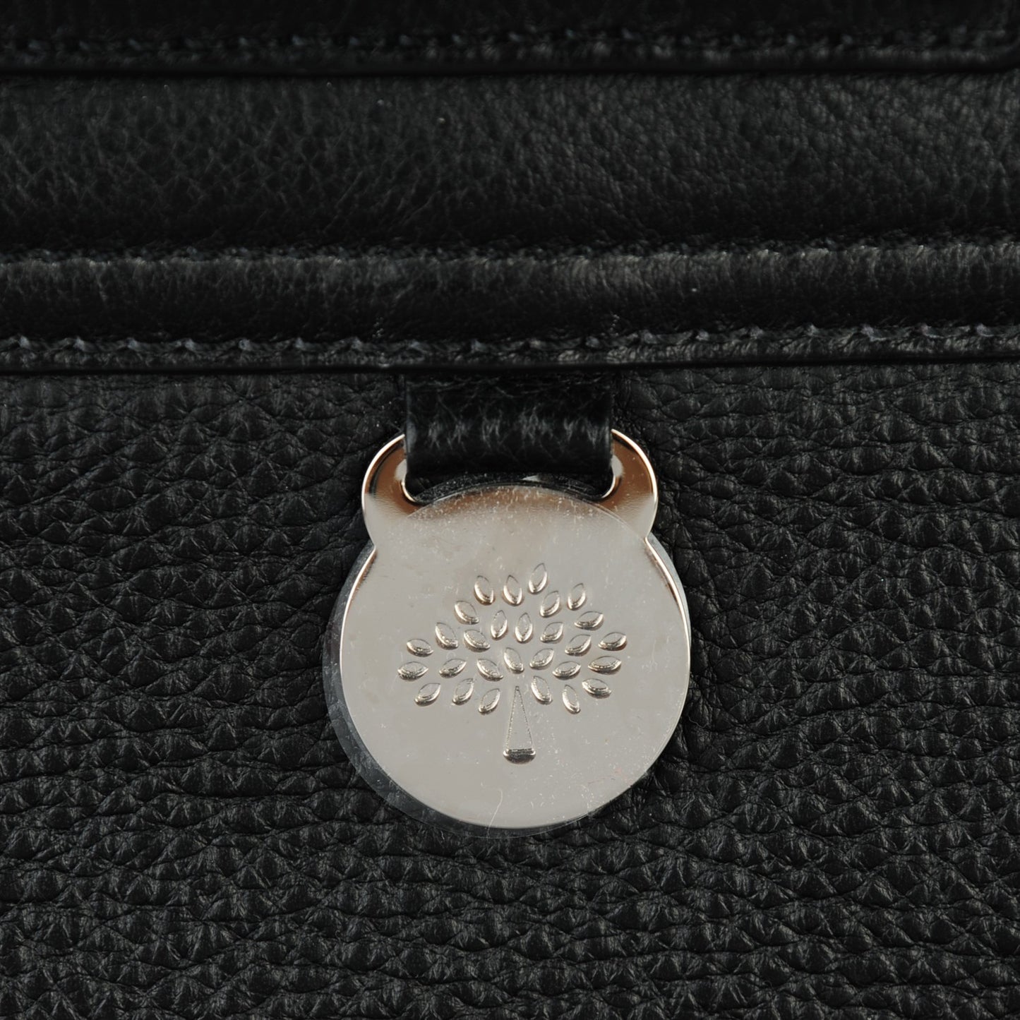 Natural Leather Cara Delevingne Convertible Satchel Black