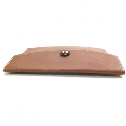 Hermes Epsom Leather Rio Clutch Gold 5 of 10
