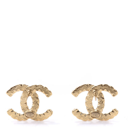 Chanel Crystal Over The Rainbow CC Earrings Gold Multicolor 4 of 5