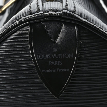 Louis Vuitton Epi Speedy 25 Black 7 of 11