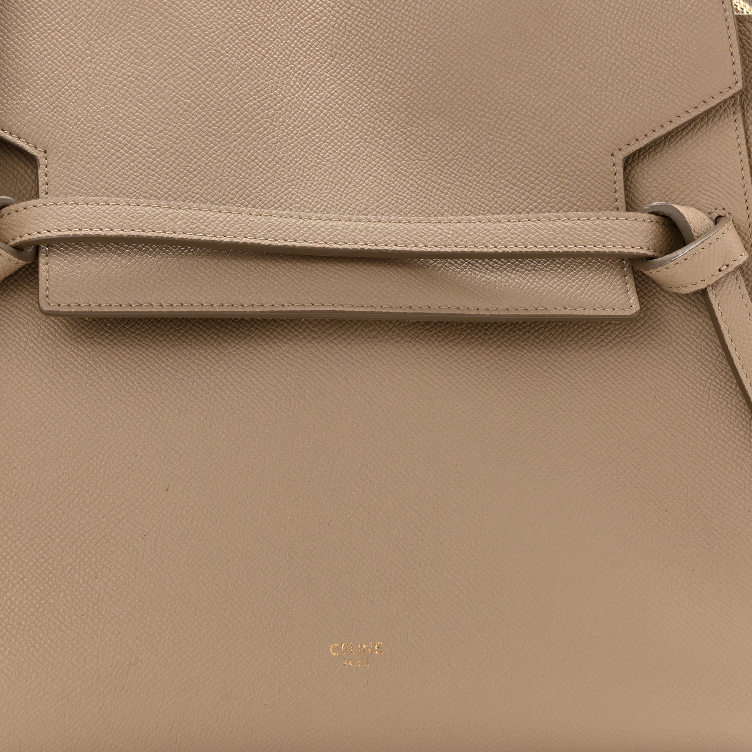 Celine Grained Calfskin Mini Belt Bag Light Taupe 8 of 11