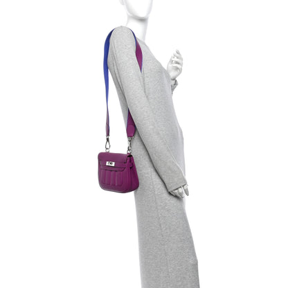 Hermes Veau Swift Mini Sac Berline Anemone Bleu Electrique 2 of 10