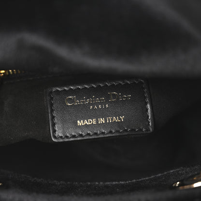 Christian Dior Velvet Beaded Mini Lady Dior Black 6 of 9