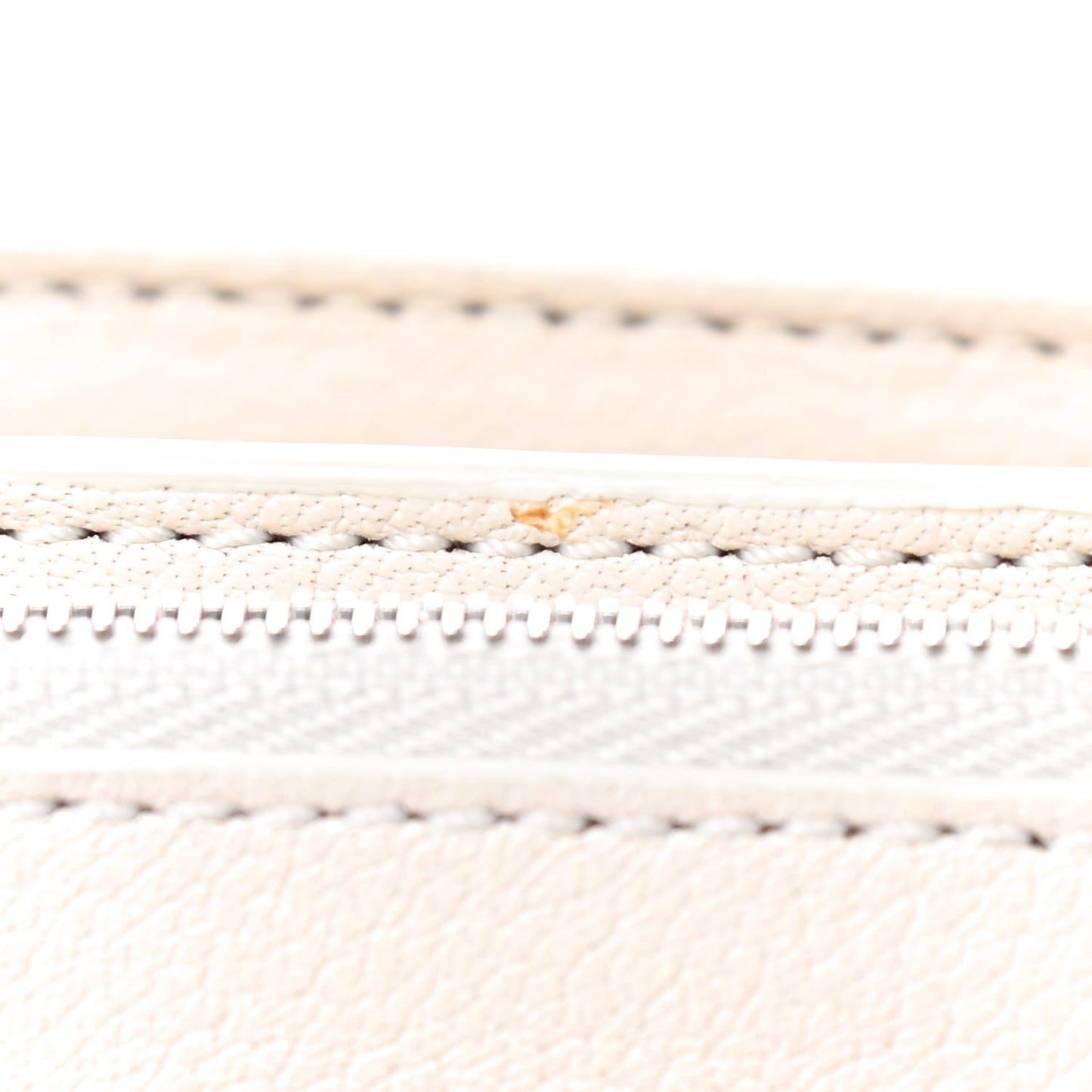 Shiny Goatskin Bayswater Shoulder Bag White