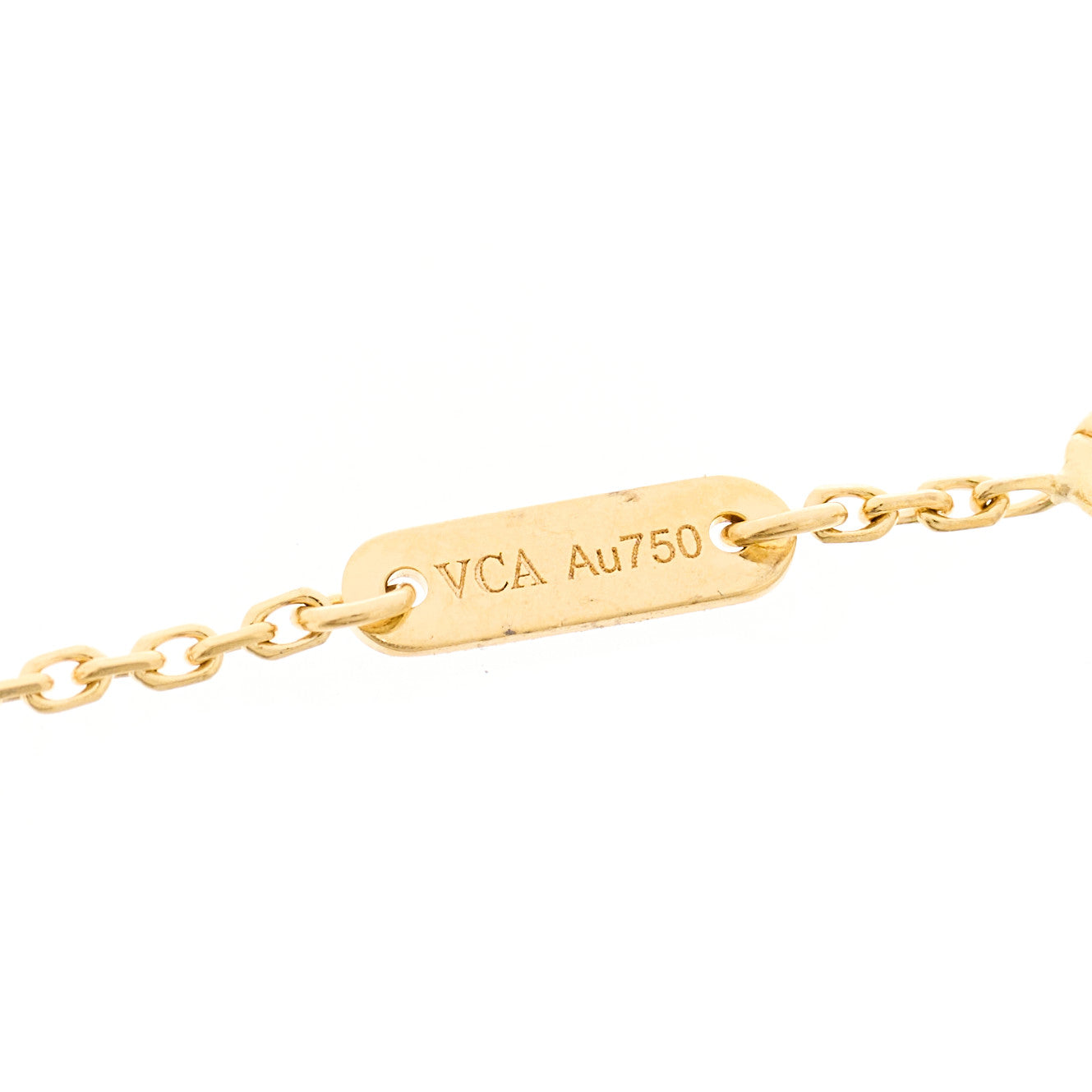Van Cleef & Arpels 18K Yellow Gold Diamond Mini Frivole Bracelet 2 of 5