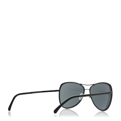 Chanel Pilot Summer Aviator Sunglasses 4223 Black 4 of 7
