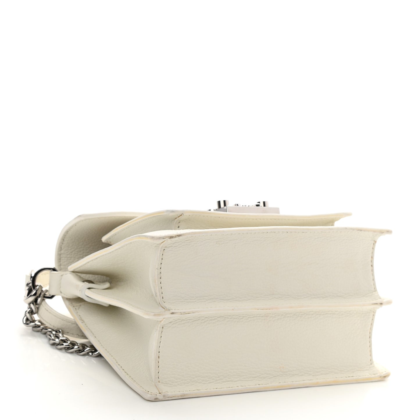 Calfskin Park Avenue Mini Patricia Crossbody Bag White