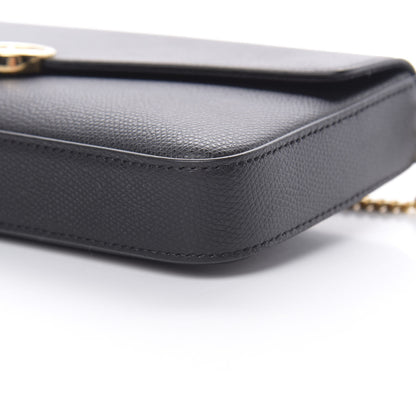 Fendi Vitello Cruise F is Fendi Envelope Wallet on Chain with Pouches Black 12 of 12
