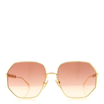 Louis Vuitton Metal My LV Chain Round Sunglasses Z1650W Gold 2 of 9