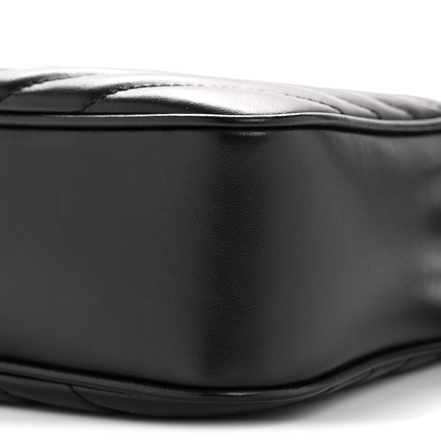 Calfskin Matelasse Monogram Lou Camera Bag Black