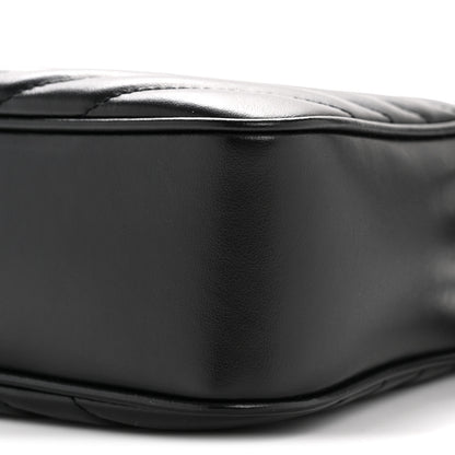 Saint Laurent Calfskin Matelasse Monogram Lou Camera Bag Black 10 of 12