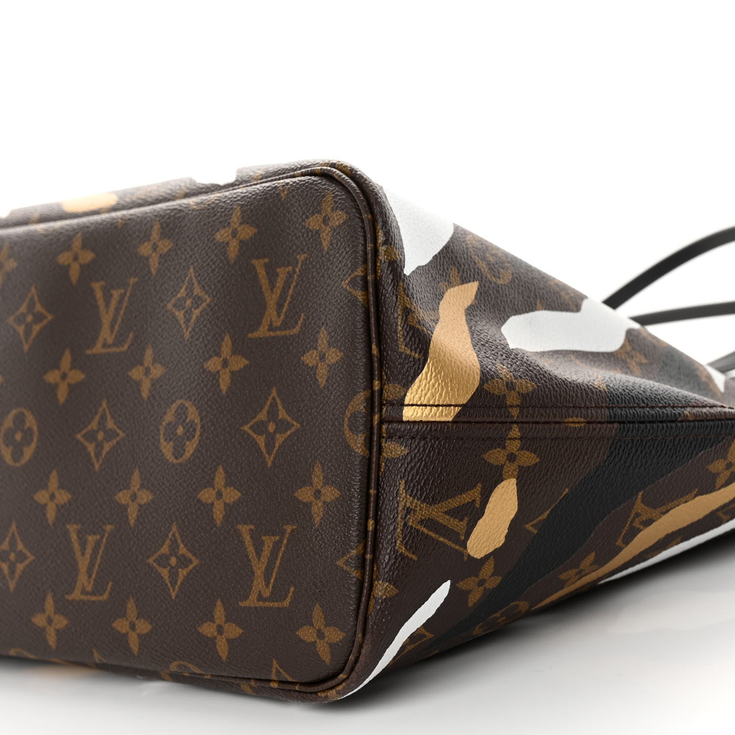 Louis Vuitton x LoL Monogram Neverfull MM Gold Silver 9 of 10