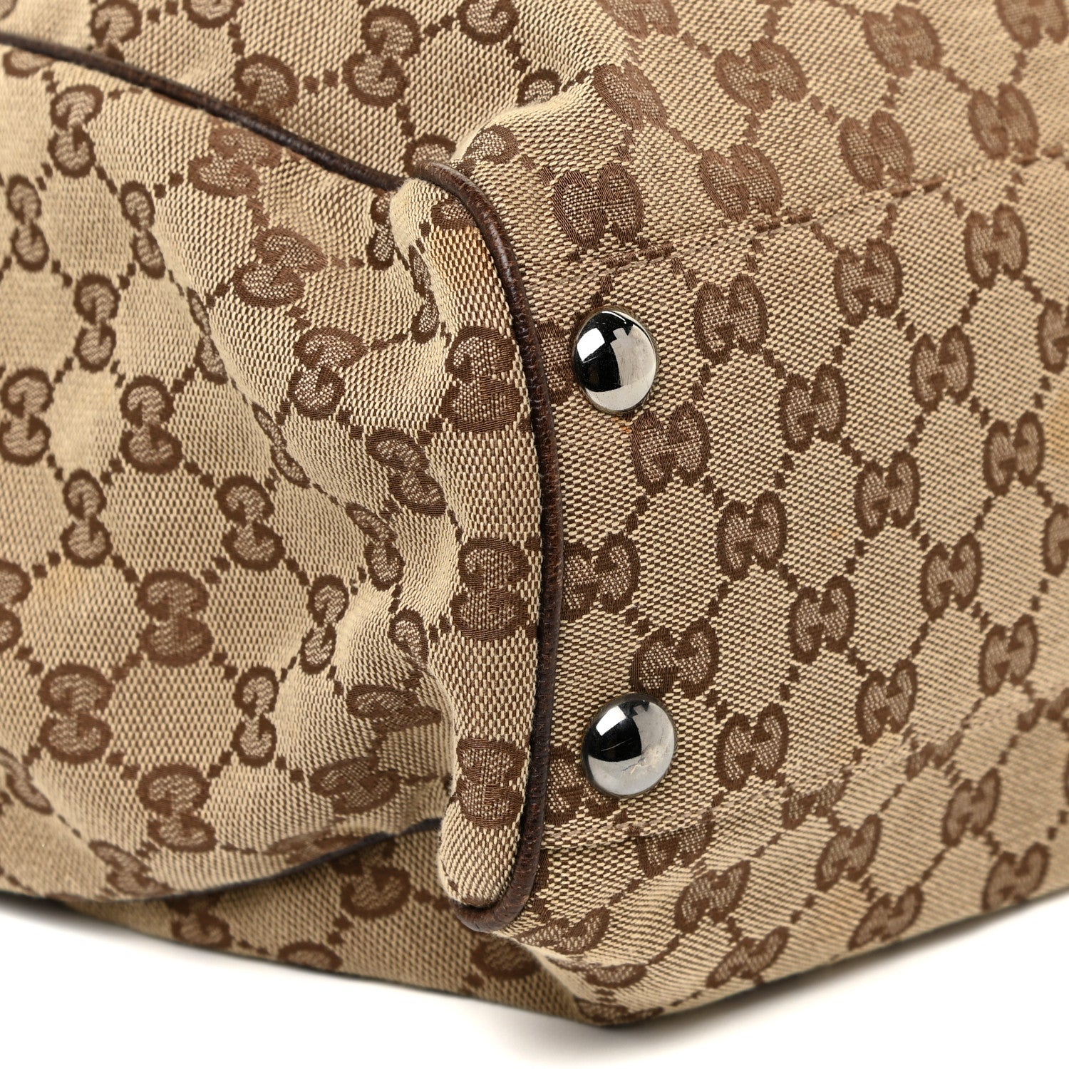 Gucci Monogram Large Tote Dark Brown 7 of 17