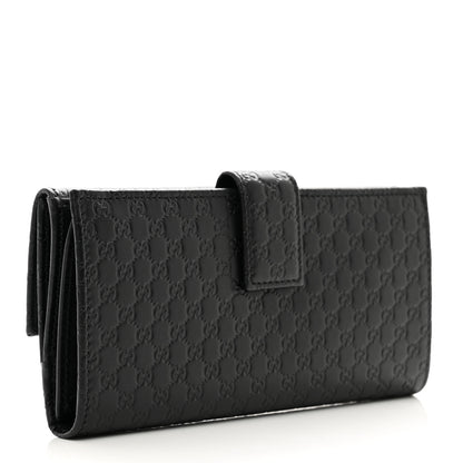 Gucci Microguccissima Continental Flap Wallet Black 3 of 9