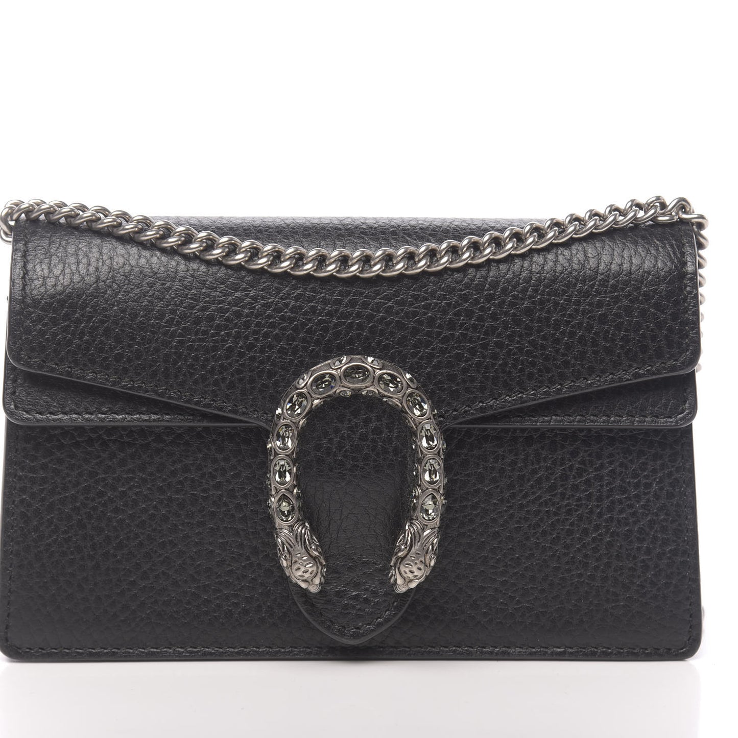 Calfskin Super Mini Dionysus Shoulder Bag Black