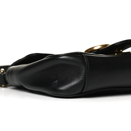 Gucci Calfskin Matelasse Mini GG Marmont Shoulder Bag Black 4 of 15