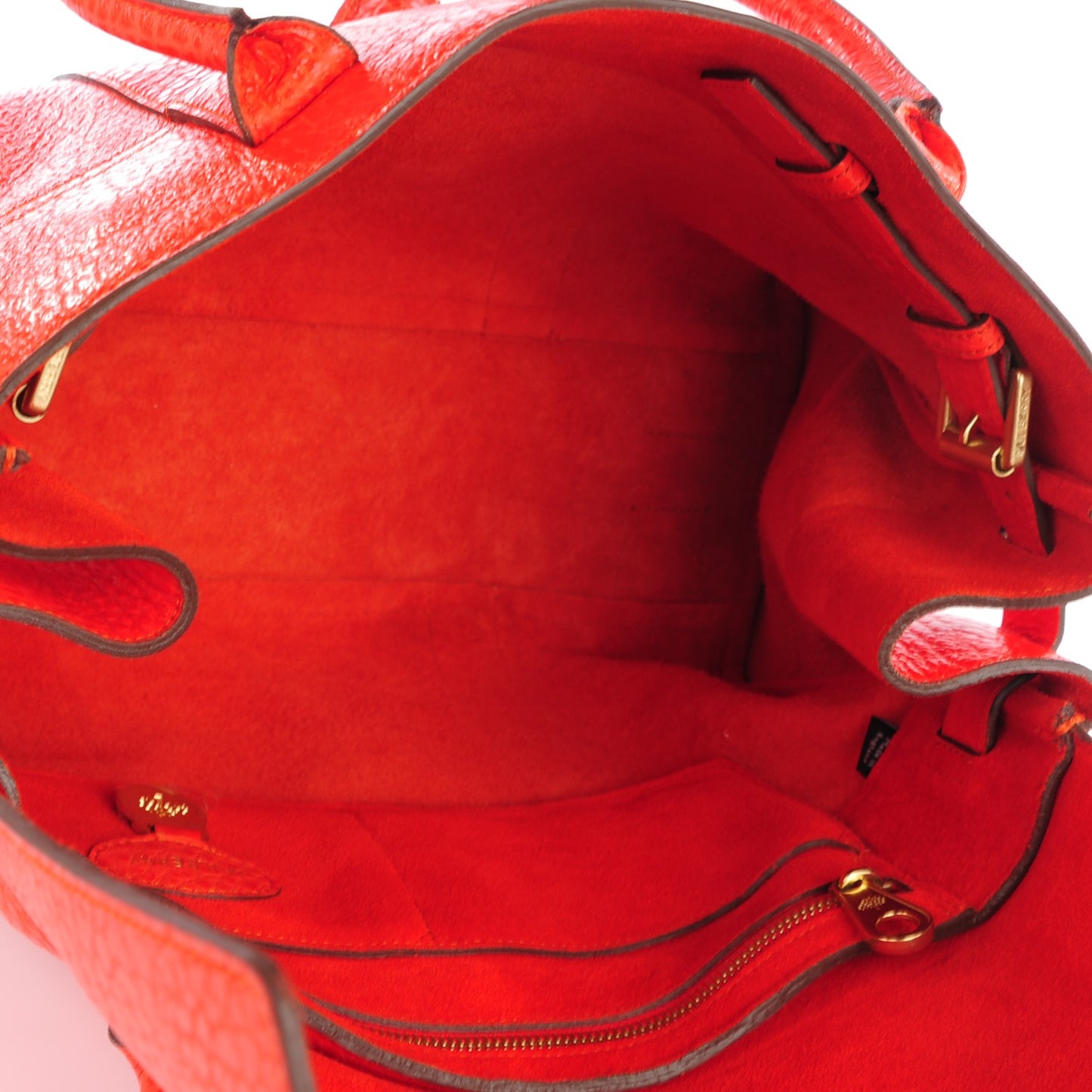 Shiny Grain Bayswater Satchel Flame